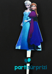 Frozen Elsa Anna Pasta Süsü 1 Adet - Parti Sürprizi