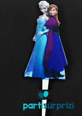 Frozen Elsa Anna Pasta Süsü 1 Adet - 1