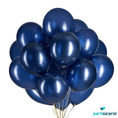 Gece Mavisi Latex Balon 10 Adet
