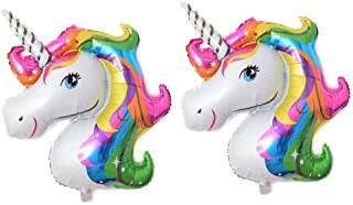 Gökkuşağı Unicorn Mini Shap Folyo Balon 2 Adet