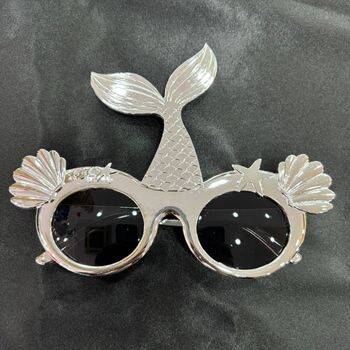 Gümüş Renk Deniz Kızı Parti Gözlüğü - 1
