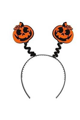 Halloween Balkabağı Şekilli Taç 1 Adet - 1