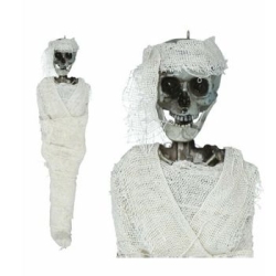 Halloween Cadılar Bayramı İskelet Mumya Dekor Süs 1 Adet - Parti Sürprizi