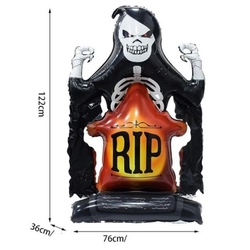 Halloween Cadılar Bayramı Şişme Ayaklı Mezar Taşı - 2