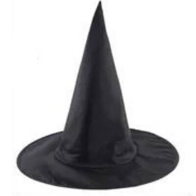 Halloween Cadılar Bayramı Siyah Renk Şapka - 1