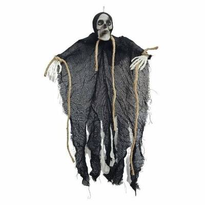 Halloween Cadılar Bayramı Siyah Sesli Işıklı Hayalet Dekor Süs - 1