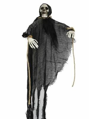 Halloween Cadılar Bayramı Siyah Sesli Işıklı Hayalet Dekor Süs - 2