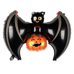 Halloween Cadılar Bayramı Yarasa Şekilli Folyo Balon - Parti Sürprizi