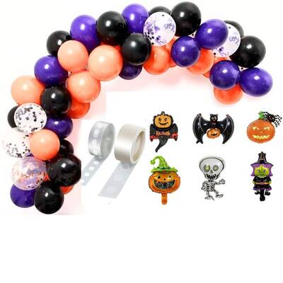 Halloween Cadılar Bayramı Zincir Balon Set - 1