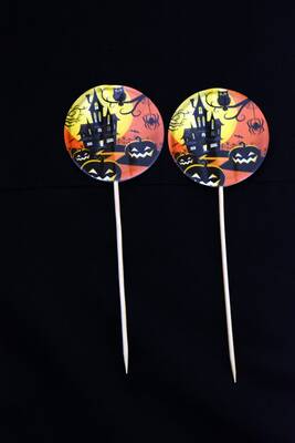 Hallowen Cadılar Bayramı 6 lı Kürdan - 1
