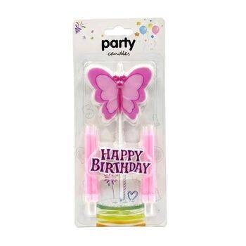 Happy Birthday Kelebek Mum Set - 1