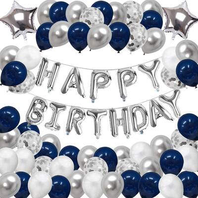 Happy Birthday Latex Balon Set