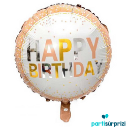 Happy Birthday Puanlı Folyo Balon 1 Adet - 1