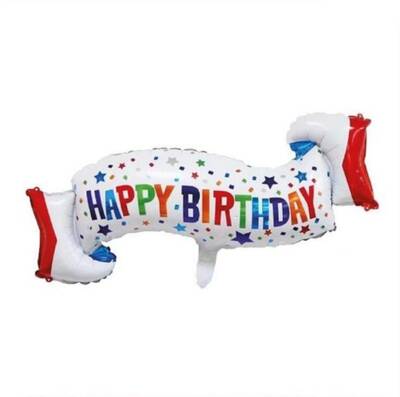 Happy Birthday Yıldızlı Folyo Balon - 1