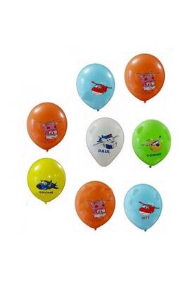 Harika Kanatlar Karışık Renk Latex Balon 10 Lu