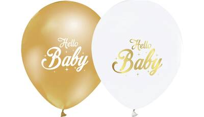 Hello Baby Latex Balon 10 Lu