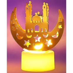 Hilal Cami Masa Dekoru Işık 1 Adet - Parti Sürprizi