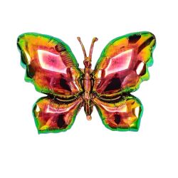 Hologramlı Kelebek Folyo Balon 1 Adet - Parti Sürprizi