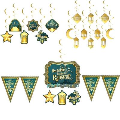 Hoş Geldin Ramazan Bayraklı Set