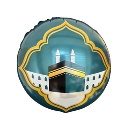 Hoş Geldin Ramazan Kabe Şekilli Folyo Balon - 1