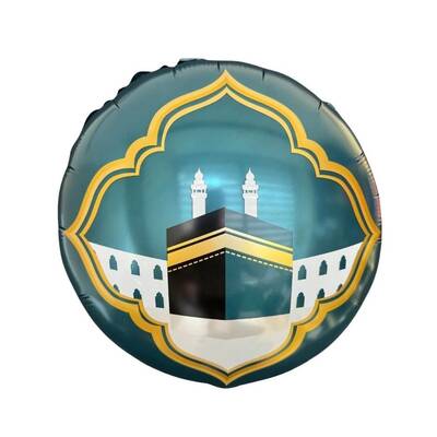 Hoş Geldin Ramazan Kabe Şekilli Folyo Balon - 1