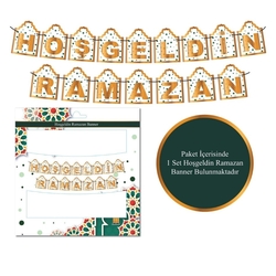 Hoş Geldin Ramazan Puanlı Banner Set - Parti Sürprizi
