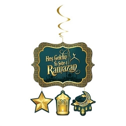 Hoş Geldin Ya Şehri Ramazan Asmalı Tavan Süs - Parti Sürprizi