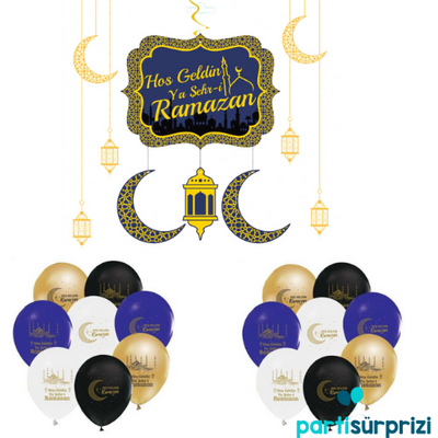Hoş Geldin Ya Şehri Ramazan Balonlu Set - 1
