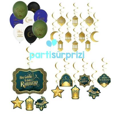 Hoş Geldin Ya Şehri Ramazan Balonlu Set - 1