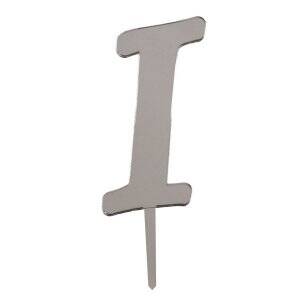 I Harf Aynalı Gümüş Pleksi 7 cm - 1
