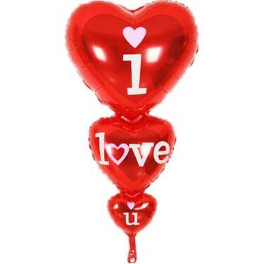 I Love You Folyo Balon 1 Adet