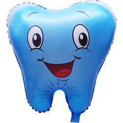 İlk Dişim Mavi Folyo Balon - Parti Sürprizi