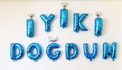 İyi Ki Doğdun Mavi Folyo Balon - Parti Sürprizi