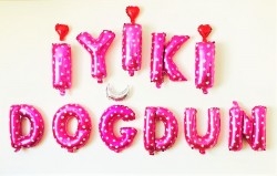 İyi Ki Doğdun Pembe Folyo Balon - Parti Sürprizi