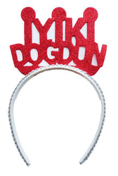 İyi Ki Doğdun Simli Kırmızı Taç - Parti Sürprizi