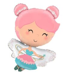 Kanatlı Peri Kızı Folyo Balon 1 Adet - Parti Sürprizi