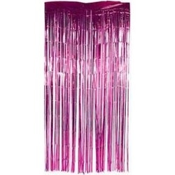 Kapı Perdesi Fuşya Renk 100 x220 cm - Parti Sürprizi