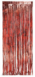 Kapı Perdesi Kırmızı Renk 100 x 220 cm - 1
