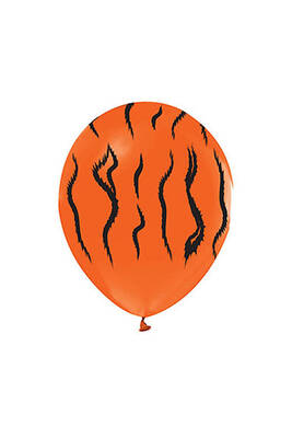 Kaplan Desenli Latex Balon 10 Adet - 1