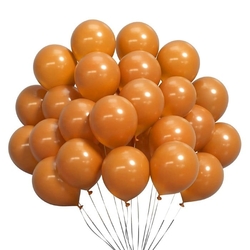 Karamel Latex Balon 10 Adet - Parti Sürprizi