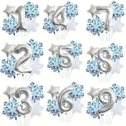 Kartanesi 1 den 9 Rakam Folyo Balon Set - 1