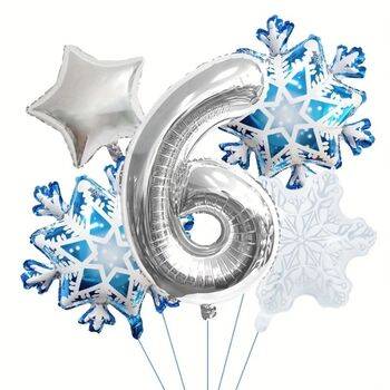 Kartanesi 1 den 9 Rakam Folyo Balon Set - 6