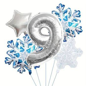 Kartanesi 1 den 9 Rakam Folyo Balon Set - 9
