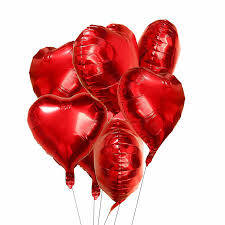 Kırmızı Kalp Folyo Balon 1 Adet
