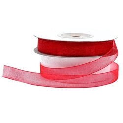 Kırmızı Renk Organze Kurdela 1 Adet - Parti Sürprizi