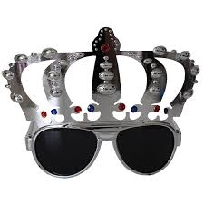 Kral Tacı Gözlük Gümüş Renk - Parti Sürprizi