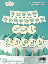 Kuran Okuyorum Şekilli Kürdan Set - Parti Sürprizi