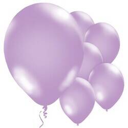 Lila Metalik 10 Lu Balon - 1