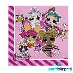 LOl Bebek Peçete 20 Adet - Parti Sürprizi