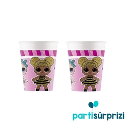 LOL Bebek Plastik Bardak 8 Adet - Parti Sürprizi